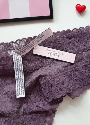 Трусики чікі lace floral cheeky panty victoria's secret, вікторія сікрет4 фото