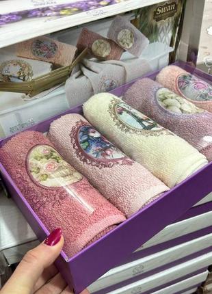 Подарунок на 8 березня набір рушників неймовірної якості 5 шт