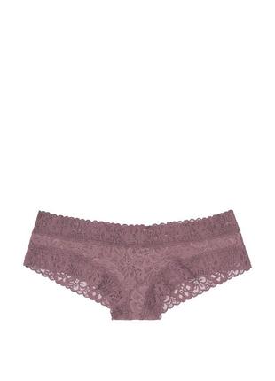 Трусики чікі lace floral cheeky panty victoria's secret, вікторія сікрет7 фото