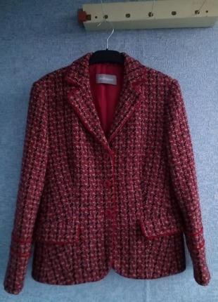 Шерстяной женский жакет пиджак steilmann.3 фото