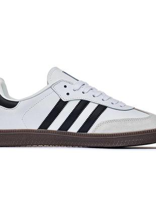 Кросівки adidas samba og white black3 фото