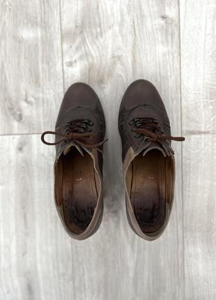 Кожаные элегантные классические туфли2 фото