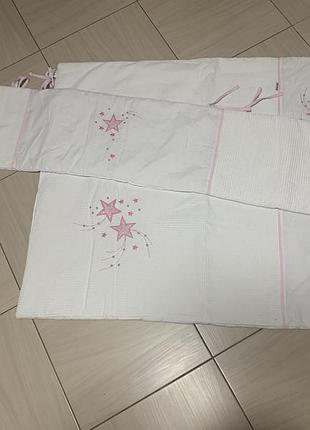 Дитяче ковдру і бортик/захист на ліжечко clair de lune