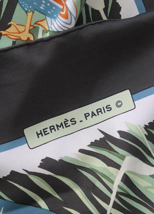 Hermes cols verts vintage платок хустка9 фото