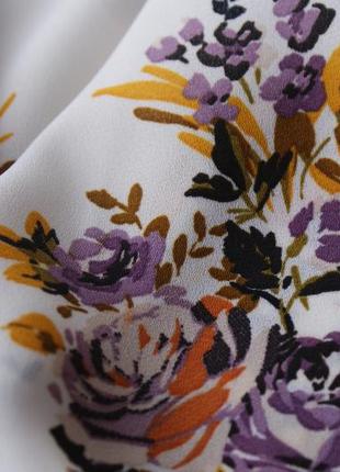 Красива блуза з імітацією запаху квітковий принт від tu7 фото