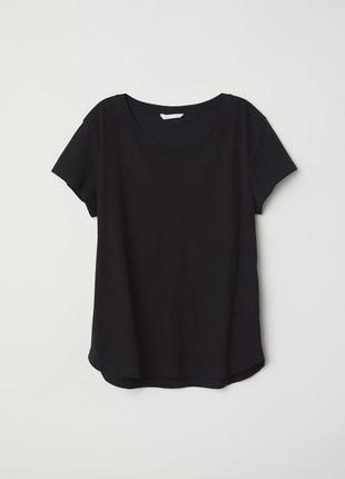 Базовая футболка divided, чёрная футболка h&m2 фото
