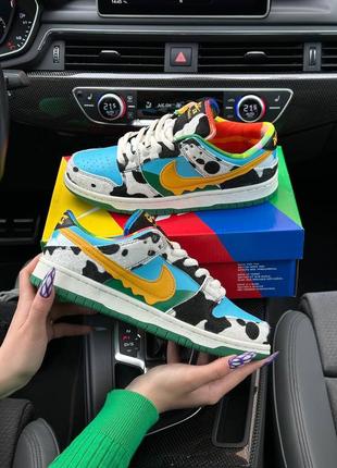 Кроссовки nike sb dunk ben &amp; jerry's chunky dunky3 фото