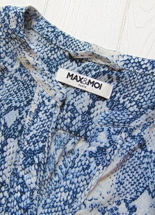 Max&moi. размер s. стильная блуза в анималистический принт для девушки2 фото