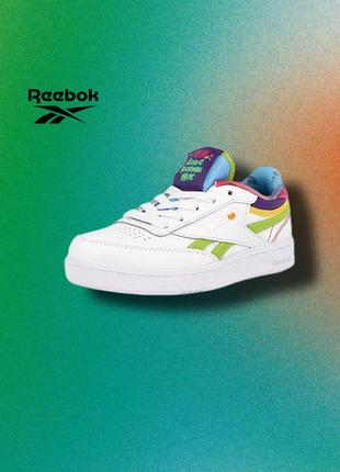 Кросівки колаборація jelly belly x reebok club c revenge kids