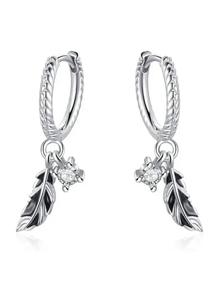 Серьги в стиле pandora серебро 925 проба