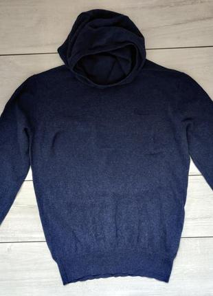 Светр реглан з капюшоном чоловічий котоновий