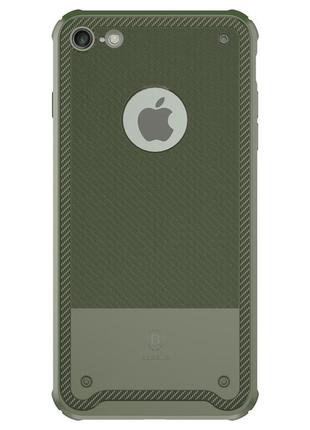 Чехол baseus для iphone 8/7 shield green (arapiph7-ts06)