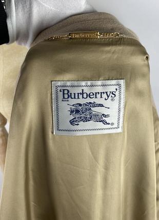 Оригінальне вінтаже пальто вовна кашемір burberrys wool cashmere beige coat size 4410 фото