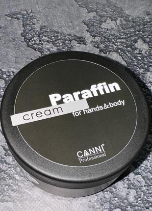 Крем-парафин для холодной парафинотерапии canni cream paraffin for hands & body1 фото