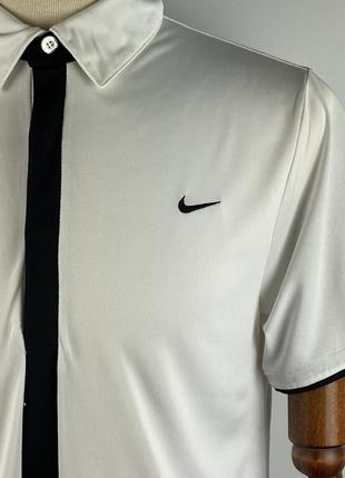 Спортивное поло футболка для тенниса nike court tennis dri-fit white polo shirt size xl5 фото