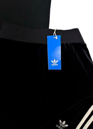 Велюровая юбка с лампасами adidas оригинал2 фото