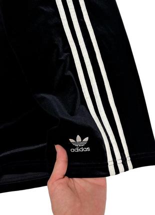 Велюровая юбка с лампасами adidas оригинал3 фото