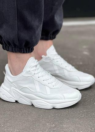 Кросівки чоловічі білого кольору👌 демосезон, легкі в використанні2 фото