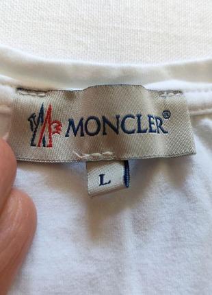 Футболка moncler белая футболка6 фото