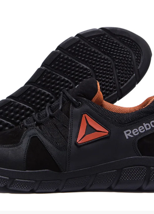 Чоловічі шкіряні кросівки reebok classic tracking orange orange замш r2 orange н3 фото