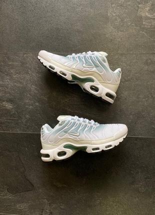 Кросівки nike air max plus white olive7 фото