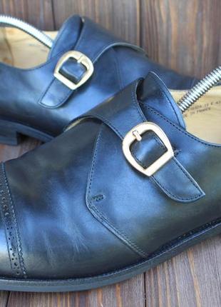 Туфли bally кожа сделаны во франции 43р лоферы монки