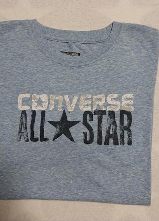Качественная стильная брендовая футболка converse1 фото