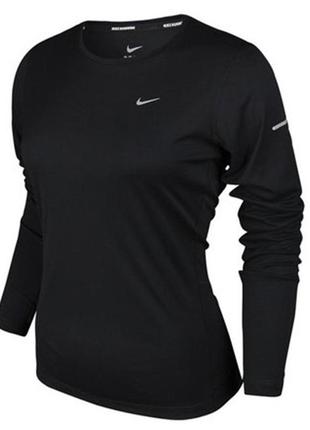 Dri - fit nike running лонгслив для бега1 фото