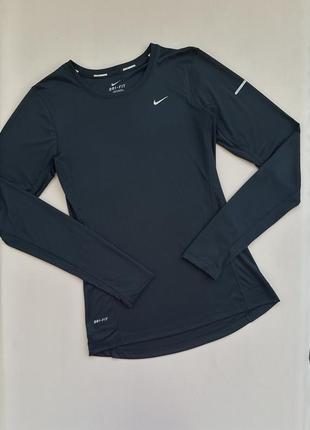 Dri - fit nike running лонгслів для бігу2 фото