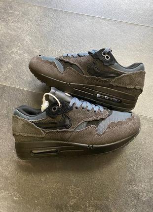 Кросівки nike air max 1 protection pack "blackberry"8 фото