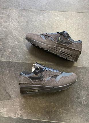 Кросівки nike air max 1 protection pack "blackberry"7 фото