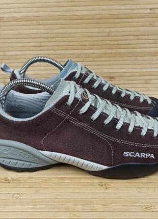 Треккинговые кроссовки scarpa mojito размер 39 (25 см.)