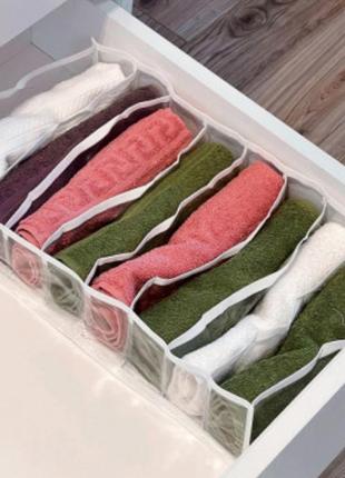 Прозорий органайзер для зберігання речей l - 25*39*9 см