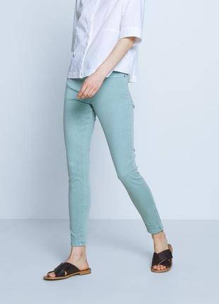 Летние джинсы скинни цвет голубой аква брэнд denim authentic5 фото