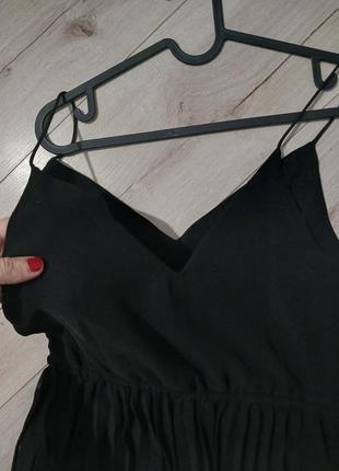 Легеньке маленьке чорне платтячко в складки від asos3 фото
