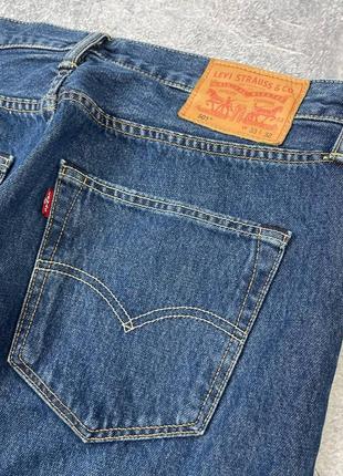 Оригінальні чоловічі класичні джинси levis 501 33x324 фото