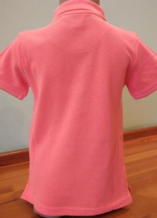 Нові яскраві футболки поло для хлопчиків оранжевого кольору 3-4 роки2 фото