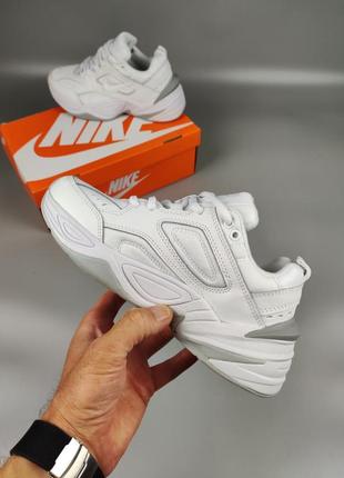 Nike m2k tekno white platinum4 фото