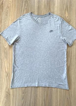 Мужская хлопковая футболка the nike tee