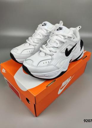 Nike m2k tekno white black1 фото