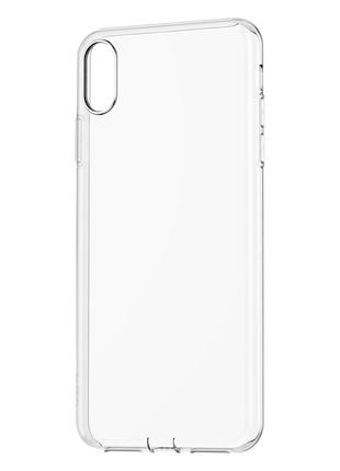 Чехол baseus для iphone xs max simplicity прозрачный (arapiph65-a02)