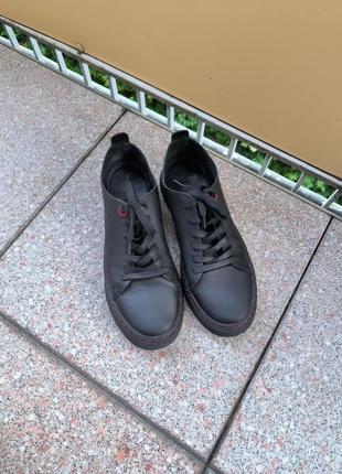 Чорні кросівки/ мокасини на шнурках2 фото