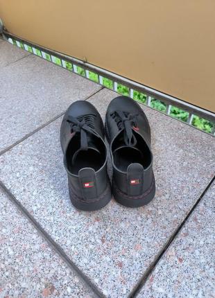 Чорні кросівки/ мокасини на шнурках5 фото