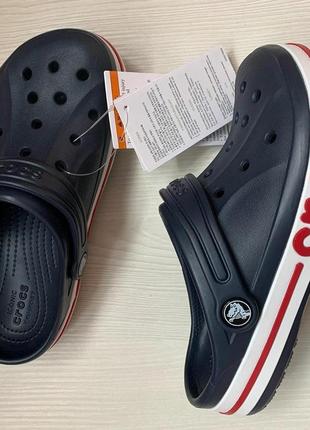 Crocs kids bayaband navy дитячі крокси баябенд неві темно сині 26-34рр1 фото