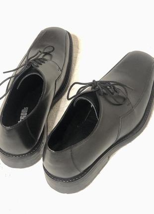 Мужские кожаные черные классические туфли 42 размер3 фото