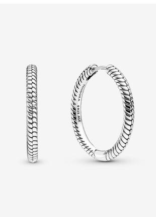 Сережки кульчики пусети срібло пандора pandora silver s925 ale з біркою і пломбою 925 проба срібні