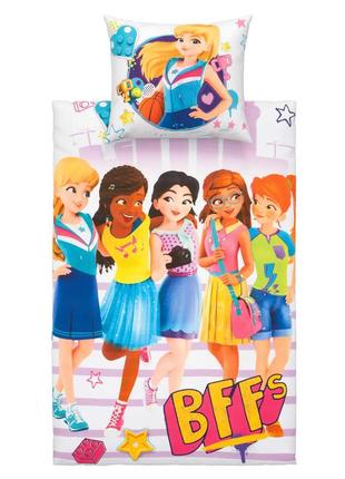 Комплект постільної білизни lego friends