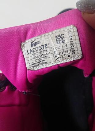 Высокие кроссовки lacoste sonatta gc оригинал из сша5 фото