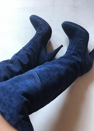 Замшевые синие батфорды 39 р