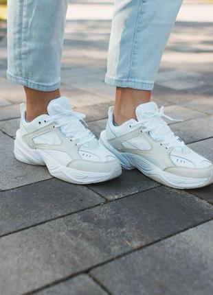 Женские кроссовки  nike m2k tekno phantom summit white